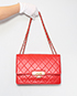Golden Class Double CC Flap Bag, front view